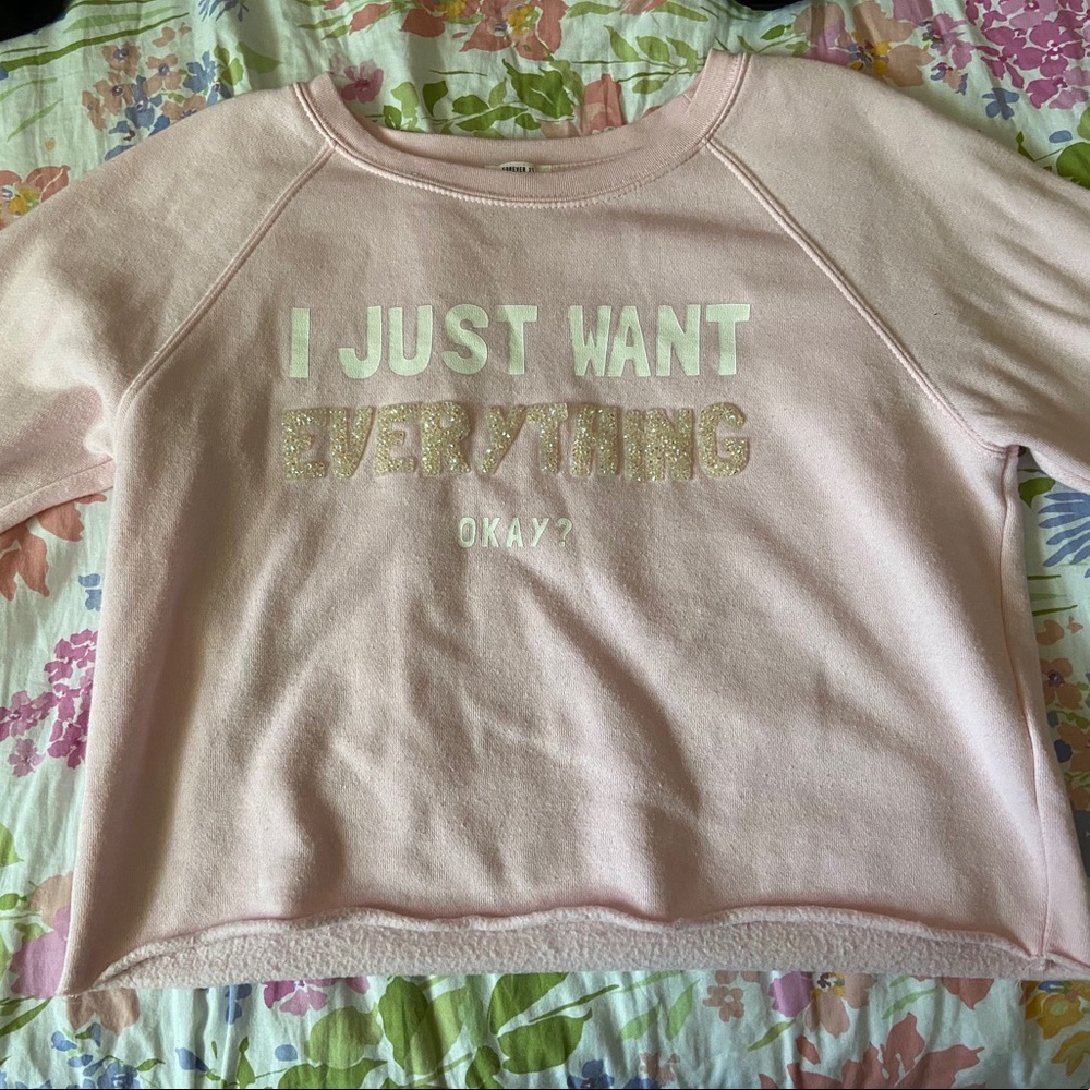 forever 21 sweatshirt